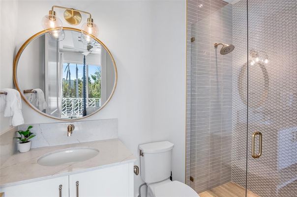 Bathroom, Glass Shower, Interior