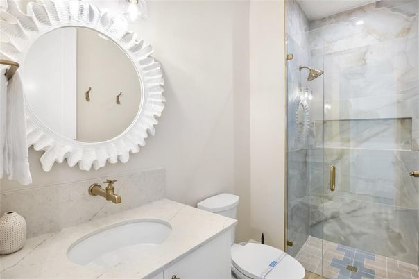 Bathroom, Glass Shower, Interior