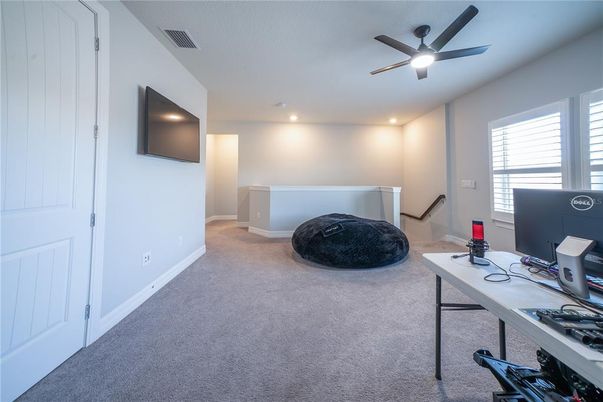 Home Office, Interior, Recessed Lighting