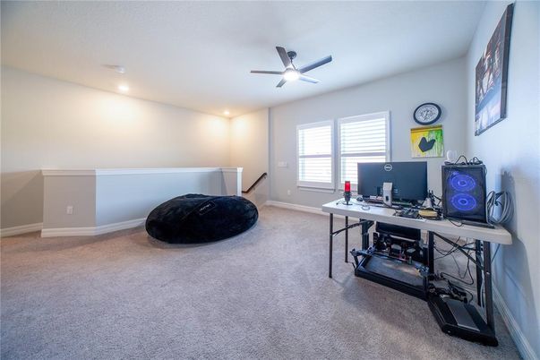 Home Office, Interior, Recessed Lighting