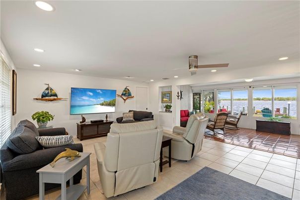 Interior, Living room, Recessed Lighting