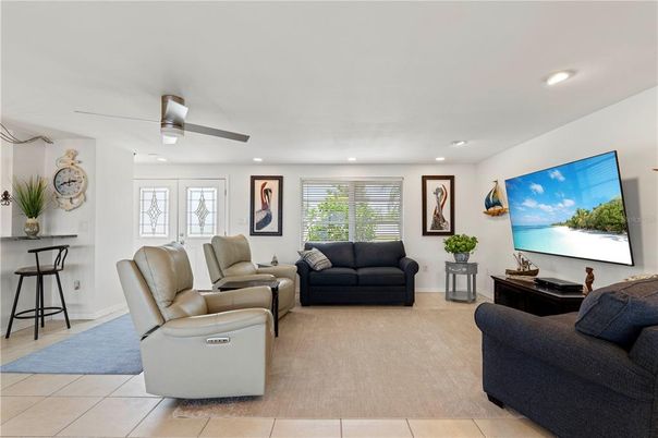 Interior, Living room, Recessed Lighting