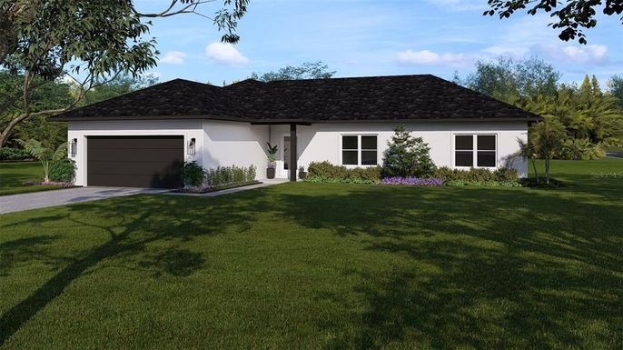 Attached, Backyard, Exterior, Facade, Ranch