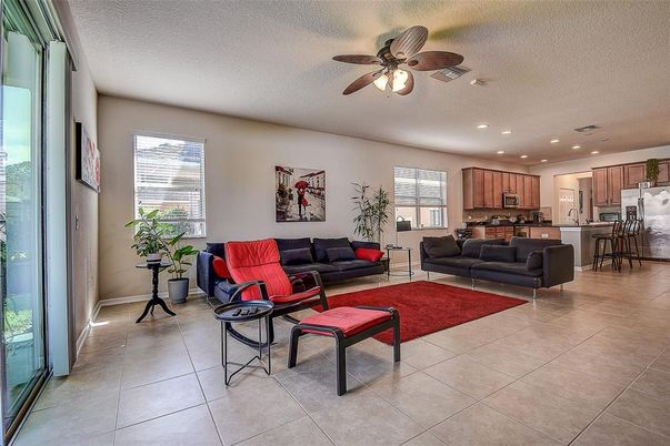 Interior, Kitchen, Living room, Recessed Lighting