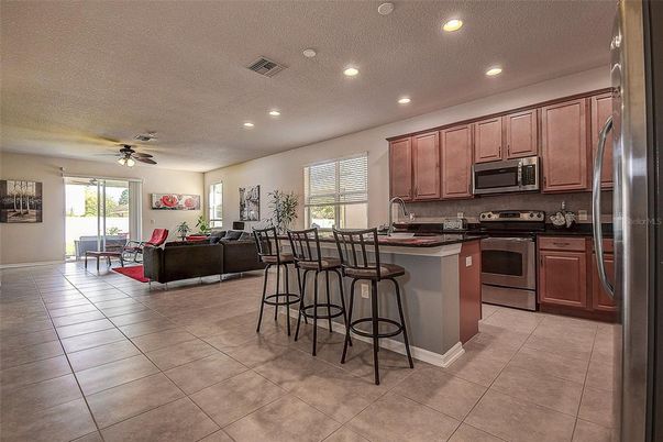 Interior, Kitchen, Living room, Recessed Lighting, Stainless Steel Appliances