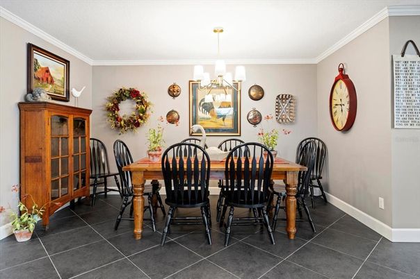 Chandelier, Dining room, Interior