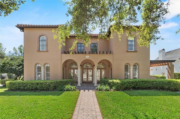 Backyard, Exterior, Facade, Mediterranean