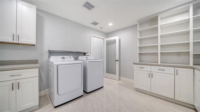 Interior, Recessed Lighting, Washer