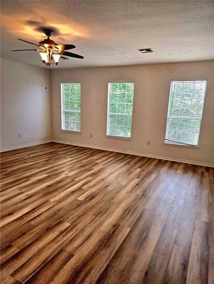 Empty room, Interior, Wood Texture Flooring