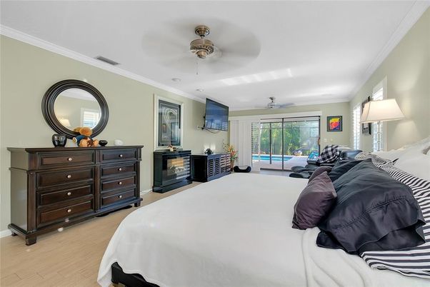 Bedroom, Interior, Wood Texture Flooring