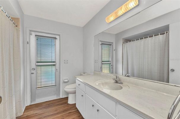 Bathroom, Interior, Wood Texture Flooring