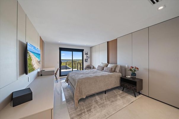Bedroom, Interior, Recessed Lighting