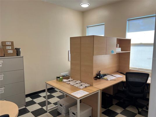 Home Office, Interior, Recessed Lighting