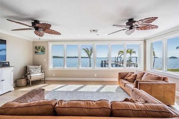 Interior, Living room, Recessed Lighting, Water, Wood Texture Flooring