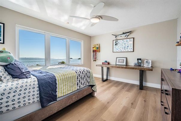 Bedroom, Interior, Water, Wood Texture Flooring