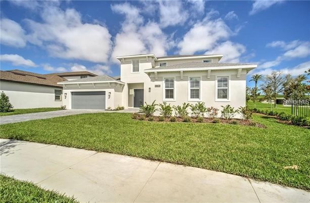 Attached, Backyard, Exterior, Facade, Mediterranean