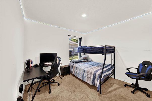 Bedroom, Home Office, Interior, Recessed Lighting