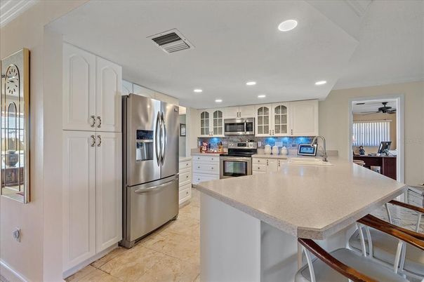 Interior, Kitchen, Recessed Lighting, Stainless Steel Appliances