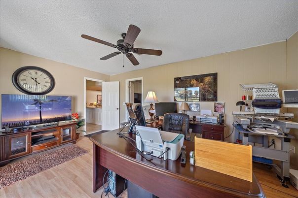 Home Office, Interior, Wood Texture Flooring