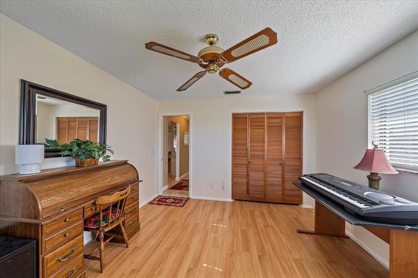 Home Office, Interior, Piano, Wood Texture Flooring