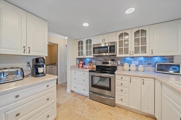 Interior, Kitchen, Recessed Lighting, Stainless Steel Appliances