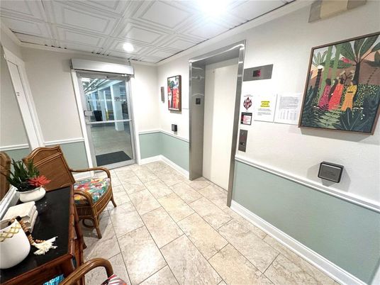 Elevator, Interior, Recessed Lighting