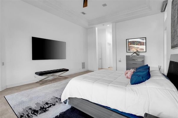 Bedroom, Interior, Recessed Lighting