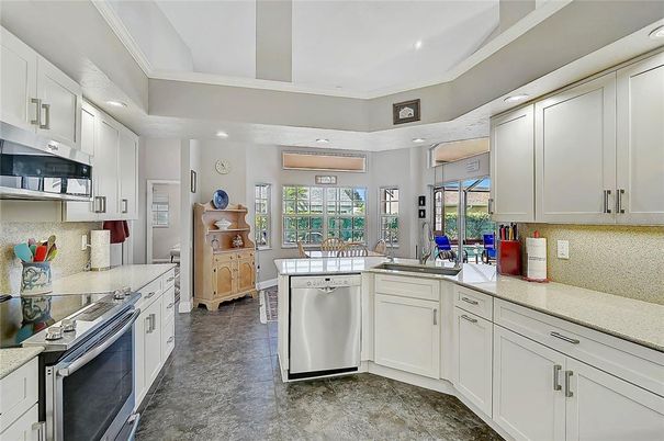 Interior, Kitchen, Recessed Lighting, Stainless Steel Appliances