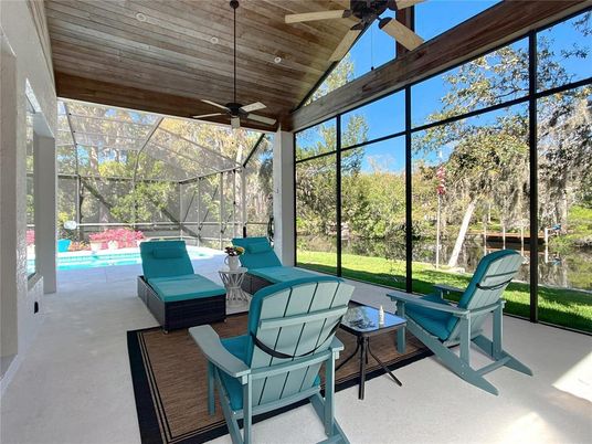 Glass Ceilings, Interior, Pool, Recessed Lighting, Sun Room, Wooden Ceilings