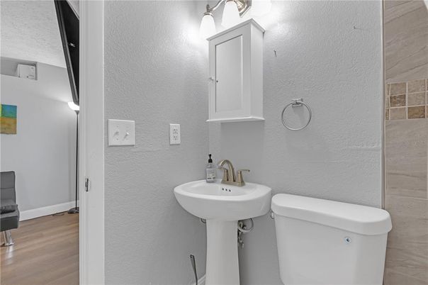 Bathroom, Interior, Wood Texture Flooring