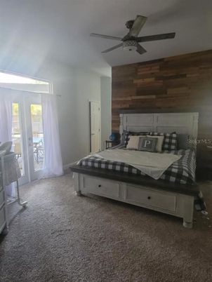 Bedroom, Interior, Wooden Walls
