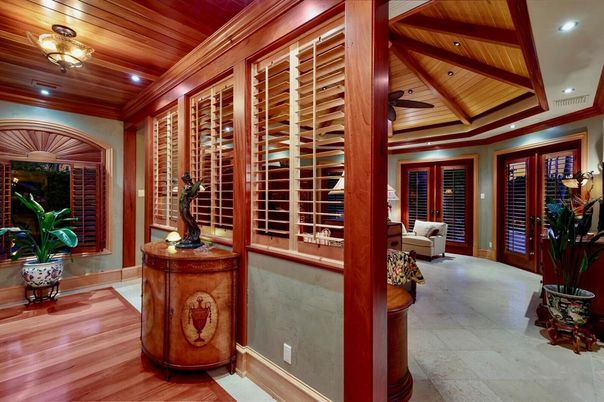Interior, Recessed Lighting, Wine Storage, Wooden Beams, Wooden Ceilings