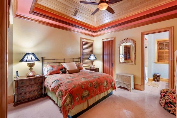 Bedroom, Interior, Wooden Ceilings