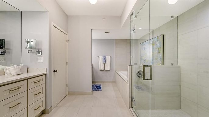 Bathroom, Glass Shower, Interior