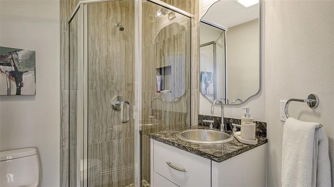 Bathroom, Glass Shower, Interior