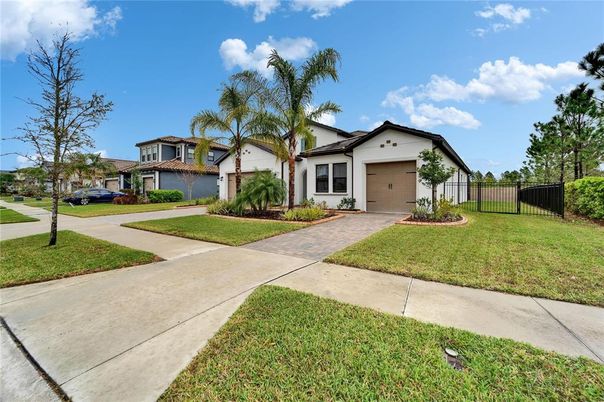 Attached, Backyard, Exterior, Facade, Spanish Mediterranean