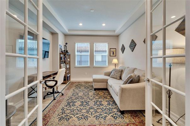 Home Office, Interior, Living room, Recessed Lighting