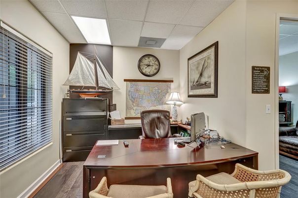Home Office, Interior, Wood Texture Flooring