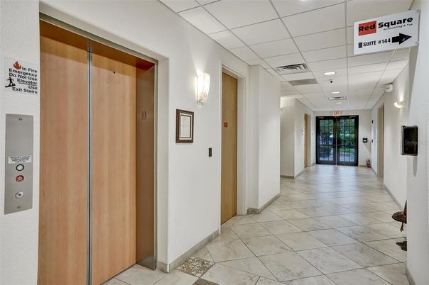 Elevator, Interior, Recessed Lighting