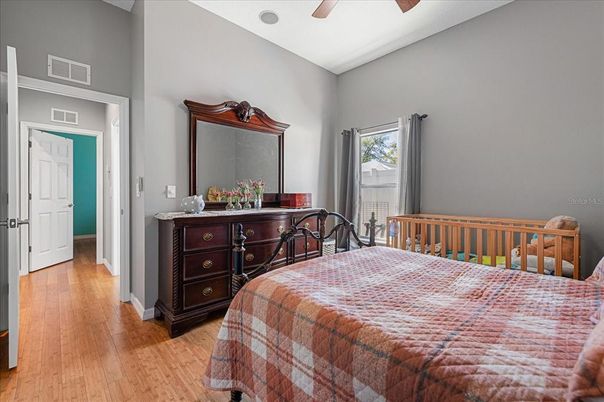 Bedroom, Interior, Wood Texture Flooring