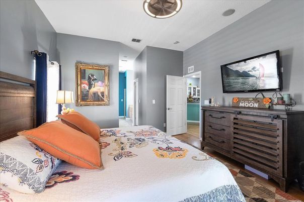 Bedroom, Interior, Wood Texture Flooring