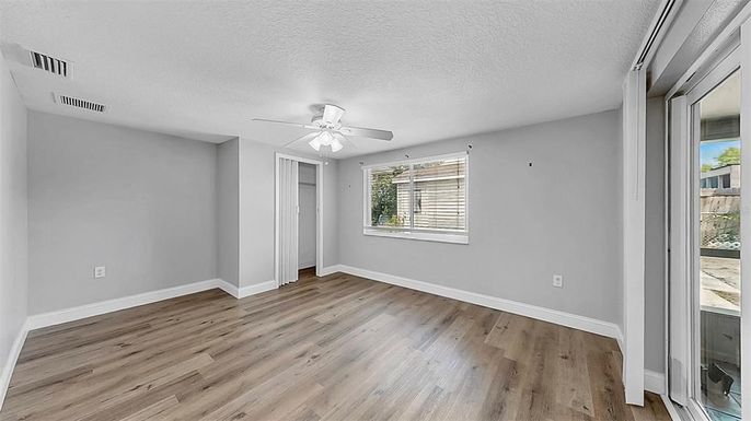 Empty room, Interior, Wood Texture Flooring