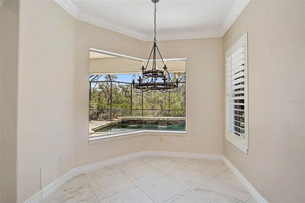 Chandelier, Empty room, Interior, Marble, Pendant Lights
