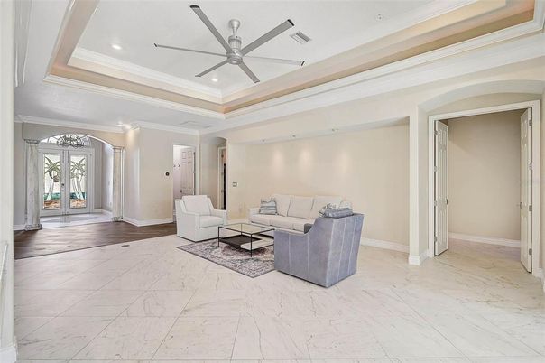 Interior, Living room, Marble, Recessed Lighting
