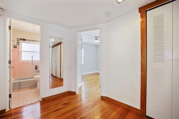Bathroom, Empty room, Interior, Wood Texture Flooring