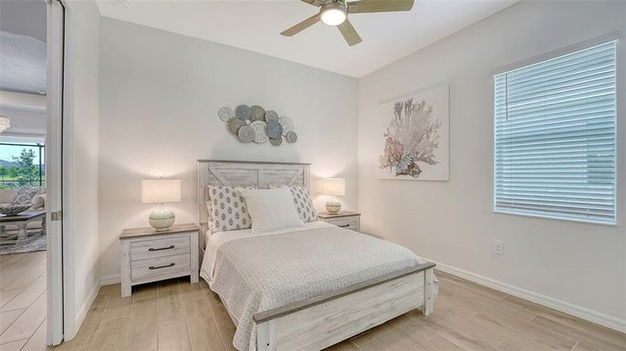 Bedroom, Interior, Wood Texture Flooring