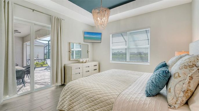Bedroom, Interior, Wood Texture Flooring