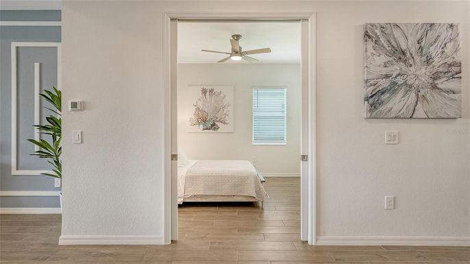 Bedroom, Interior, Wood Texture Flooring