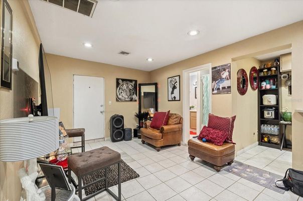Interior, Living room, Recessed Lighting