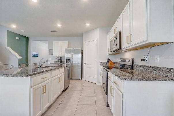 Interior, Kitchen, Recessed Lighting, Stainless Steel Appliances